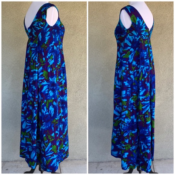 🌺”Hale Muu” Vintage Hawaiian Dress MuuMuu XS - Picture 3 of 8